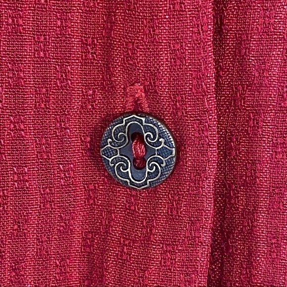 Vintage Napa Valley Cropped Pant Set Red Size S/M - Picture 13 of 16